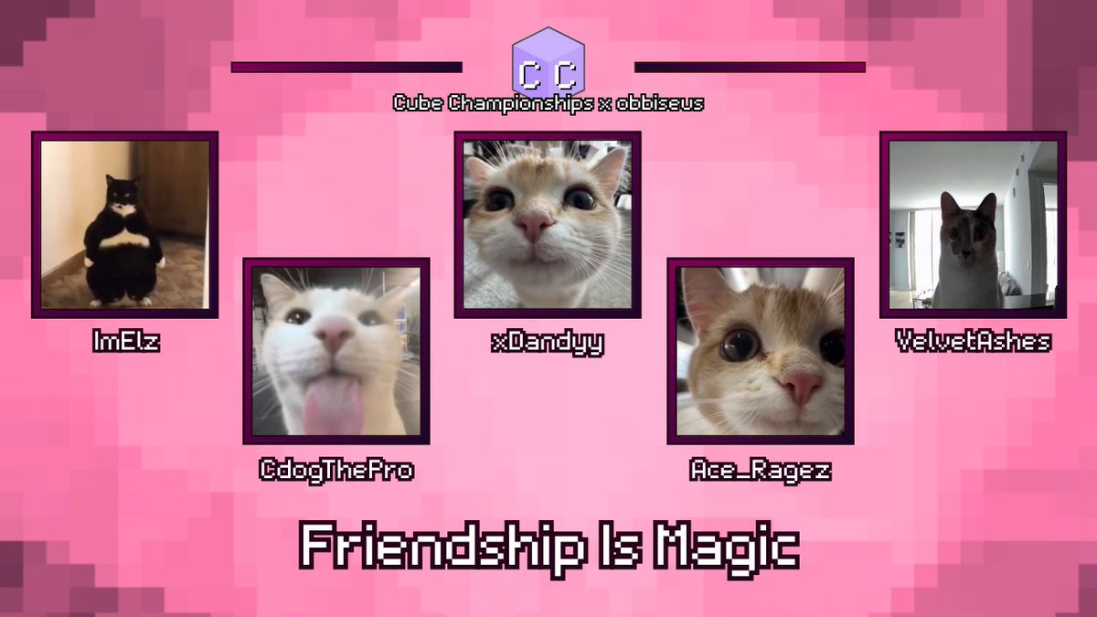 Someone explain to me what a "Pinkie Pie" is, please... I'm clueless :sob:

📢Announcing: Friendship Is Magic for Cube Championships x obbiseus!
<a href="/Elzlive_/">Elzlive</a> <a href="/CdogThePro/">CdogThePro</a> <a href="/xdandyy_/">xdandyy</a> <a href="/Ace_Is_Missing_/">Ace_Is_Missing</a> <a href="/VelvetAshes/">Velvet 🏳️‍⚧️</a> 

Watch them compete on October 10th at 8pm BST!