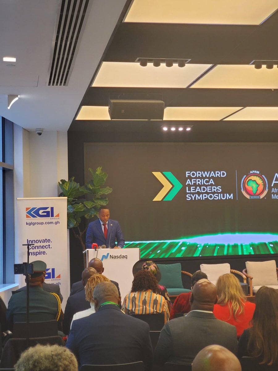 dsengeh's tweet image. It is such a distinguished honor to represent President Bio and Sierra Leone at the Nasdaq for the Forward Africa Leaders Symposium hosted by APRM. As President Bio said in the remarks I read, the destiny of Africa is digital.