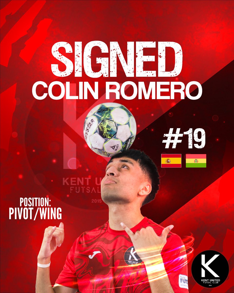 Exciting news! Young spark Colin Romero has signed with Kent United Futsal Club — we’re thrilled to welcome you to the Kent family! ⚡️⚽️⚫️🔴⚪️

📸<a href="/byelifaltun/">Elif Altun</a>