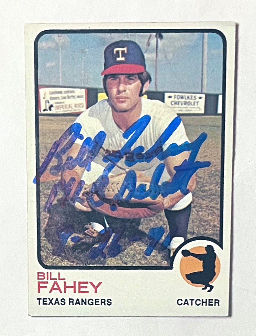 TTM Todd (@ttm_todd) on Twitter photo Thanks to ex <a href="/Rangers/">Texas Rangers</a> - among others - C Bill Fahey for signing in 66 days. Was <a href="/MiLB/">Minor League Baseball</a> manager, <a href="/MLB/">MLB</a> coach after playing days. My best! <a href="/HeyMattPatt/">HeyMattPatt</a> <a href="/FlyinWV79/">Kurt Humbertson</a> <a href="/georgesands58/">george sands</a> <a href="/BillLaurie10/">Bill Laurie</a> <a href="/KenLynes/">KenLynes</a> <a href="/OhNoonan/">Danny Mason</a> <a href="/BloggerTubbs/">Tubbs Baseball Blog</a> <a href="/BravestarrCards/">Bravestarr Cards</a> <a href="/caliser786/">Ralph Calise</a> <a href="/zmills40/">Zach Mills</a> <a href="/HotHamWater28/">Dean Murphy</a> Thanks to ex <a href="/Rangers/">Texas Rangers</a> - among others - C Bill Fahey for signing in 66 days. Was <a href="/MiLB/">Minor League Baseball</a> manager, <a href="/MLB/">MLB</a> coach after playing days. My best! <a href="/HeyMattPatt/">HeyMattPatt</a> <a href="/FlyinWV79/">Kurt Humbertson</a> <a href="/georgesands58/">george sands</a> <a href="/BillLaurie10/">Bill Laurie</a> <a href="/KenLynes/">KenLynes</a> <a href="/OhNoonan/">Danny Mason</a> <a href="/BloggerTubbs/">Tubbs Baseball Blog</a> <a href="/BravestarrCards/">Bravestarr Cards</a> <a href="/caliser786/">Ralph Calise</a> <a href="/zmills40/">Zach Mills</a> <a href="/HotHamWater28/">Dean Murphy</a>