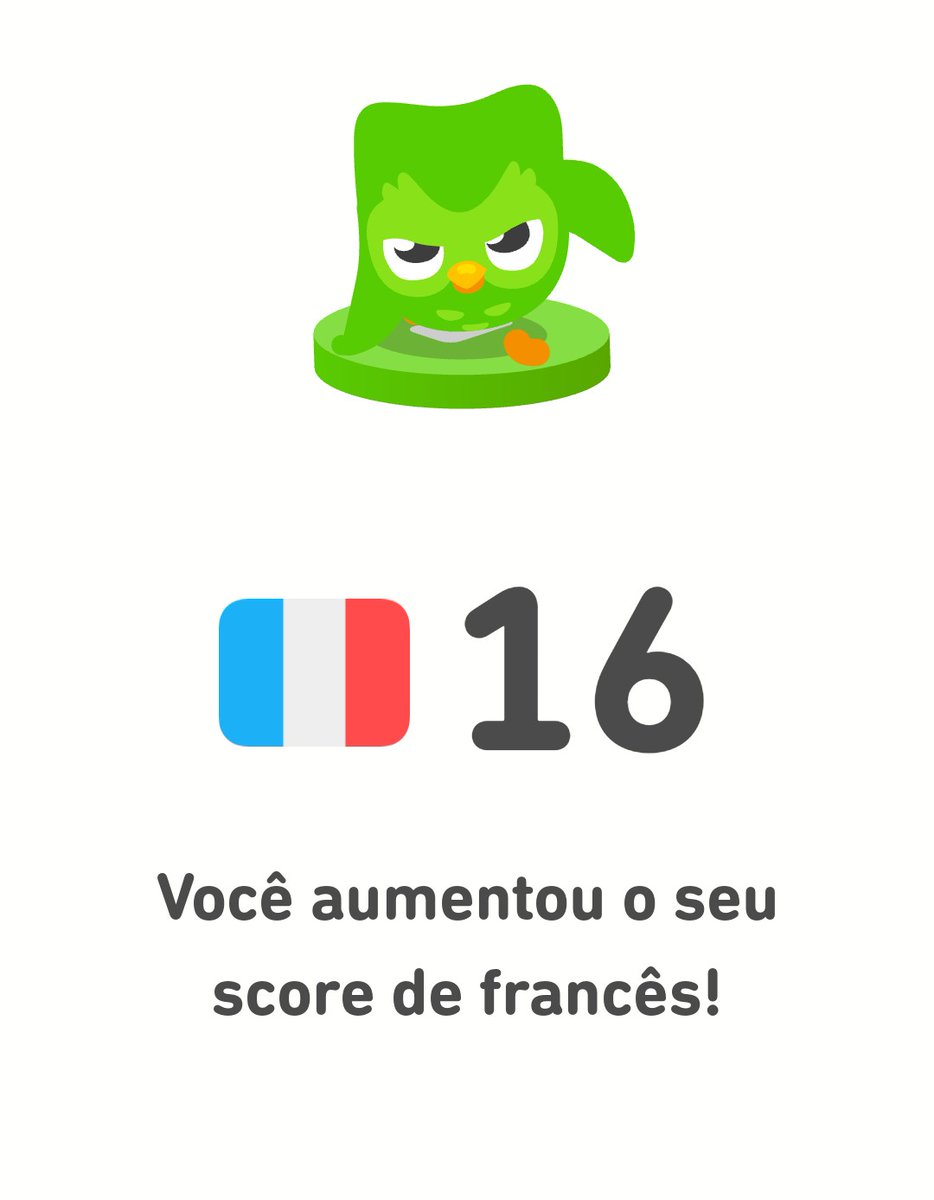 cwfernandes's tweet image. Saúde mental: aprender um novo idioma depois de adulto, reduz em até 30% a probabilidade de ter doenças neurodegenerativas!

Hoje tive mais uma aula fantástica de FRANCÊS e tive um aproveitamento sensacional 🙂

🇫🇷🇫🇷🇫🇷🇫🇷🇫🇷🇫🇷

#frances #FrenchClass #duolingo #saudemental