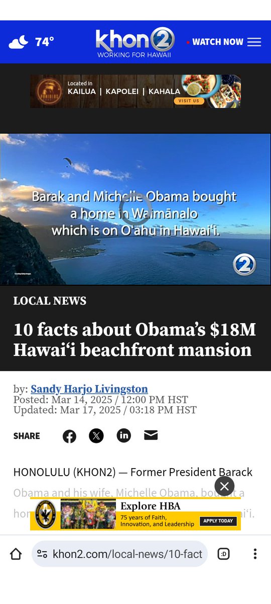 TippytopshapeU's tweet photo. @OldSaltCityAce @NetworksManager @dogorflower @GEdward_Griffin @cspan @beforeitsnews @Ground_app @TomFitton @JudicialWatch @WestonAPrice @vxschmid @CONSMILITIA @EpochTimes @LogosMedia01 @Consortiumnews @transcend_media @MintPressNews @ALEXNEWMAN_JOU @NewAmericanMag @AmericanThinker @realMaryFanning @21stCenturyWire @dbongino @AlanRMacLeod @SpencerLndqst @BreitbartNews @MeganFoxWriter @PJMedia_com @vigilantfeed @realtpv @realfrankreport @NRO @RogerJStoneJr @The_Rumpus @newdawnmagazine @ICRscience @DougAMacgregor @Judgenap @TheBell_News @IBDinvestors @NEWSMAX @TheLastRefuge2 @SOTTnet @realDonaldTrump @CatholicLeague @FoxBusiness @1007WHUD @JohnTeshMedia @CNBC @Reuters 'Obama's $18M
Hawai'i beachfront mansion'
+
8.1 mil "second-most expensive
in the neighborhood.
Jeff Bezos’ $23 million mansion
(the former Textile Museum) is No. 1.

Located just two miles [#WH]
8,200-square-foot house has
nine bedrooms and 8½ bathrooms"
https://t.co/ICe6eLwAlW https://t.co/9vwUeFoKjY