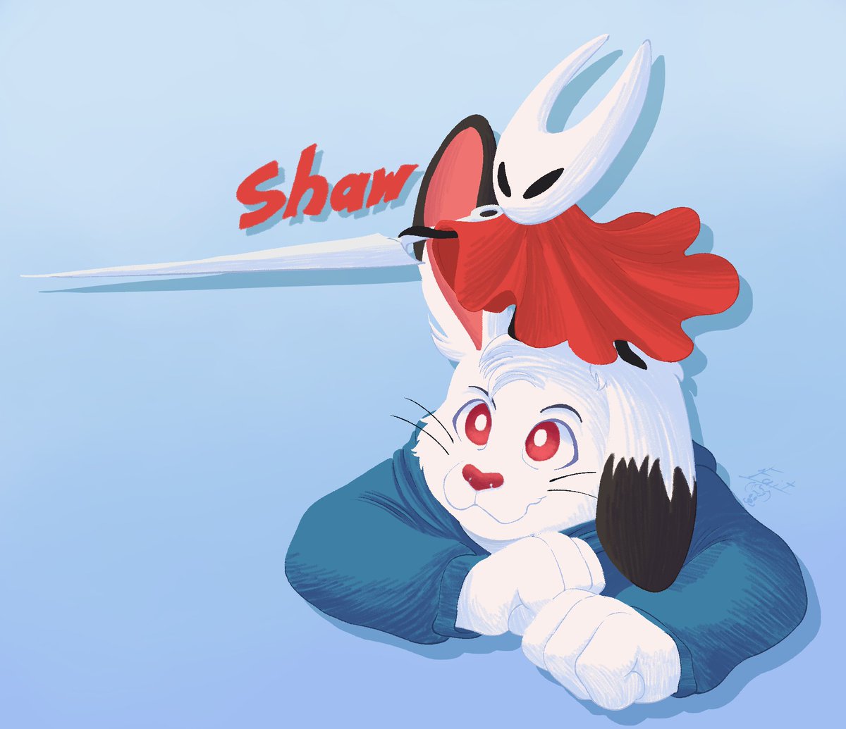 Dibujito para <a href="/mizzauro/">Mizzauro🐈🐇</a> 🐇
Gracias nuevamente x3