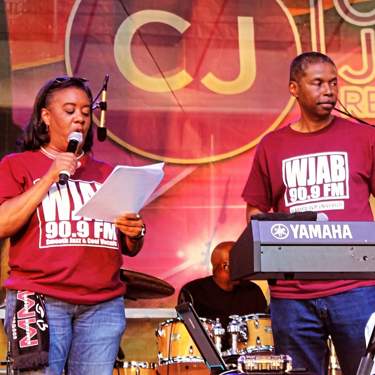WJAB_FM's tweet photo. Week three of  Jazz in the Park! 90.9 FM hosted the stage and we will see you guys next Sunday at 5:00 p.m. https://t.co/Vv1zuf9xo8