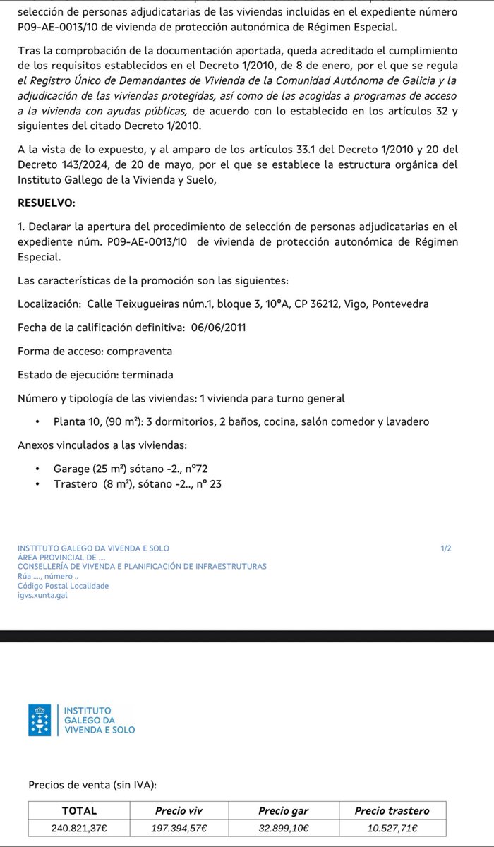 Alcasferr's tweet photo. ¿Alguien me puede explicar cómo una familia en régimen especial (con unos 25.000 € anuales de ingresos familiares, que es el límite MÁXIMO para poder participar en este procedimiento) podría llegar a pagar una vivienda de 240.000 €? https://t.co/J8YDKFfmPU