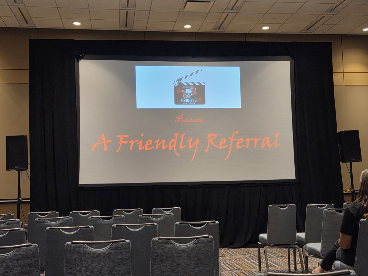 Had fun at CT Frights Horror Film Fest! The audience loved A Friendly Referral. I had the pleasure of meeting John Cusack and Miguel Nunez Jr!
##actorslife #filmmaking #ctfrights #hartford