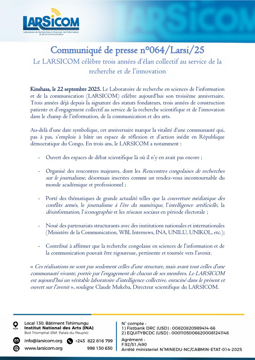 Larsicom 🇨🇩 tweet media