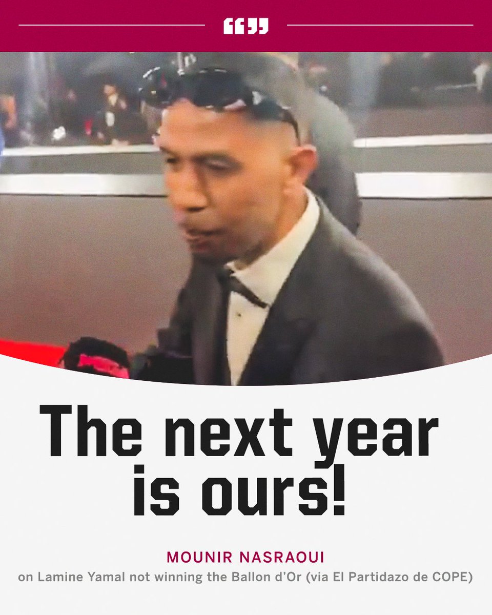 Lamine Yamal's father, Mounir, is confident in his son's Ballon d'Or chances next year 😅