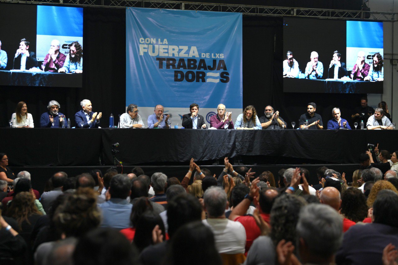 Con Kicillof como eje, las CTA y los diputados de extracción sindical fueron la plataforma de lanzamiento de la campaña de Taiana
