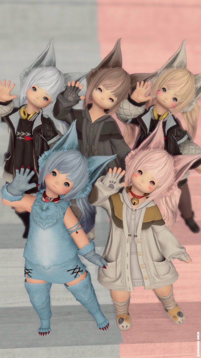 ツインテけもフェルはいいぞっ🐾💕
#おはララ #FF14