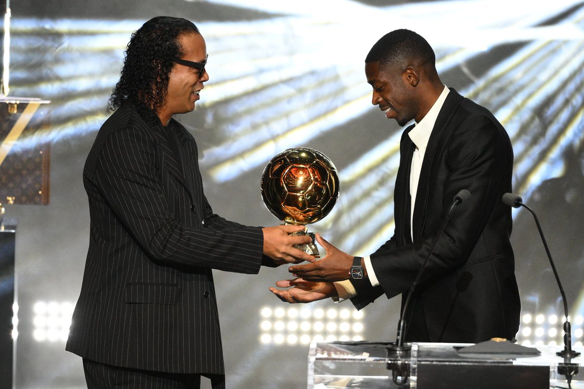 Welcome to the Ballon d'Or family, Ousmane!

#ballondor