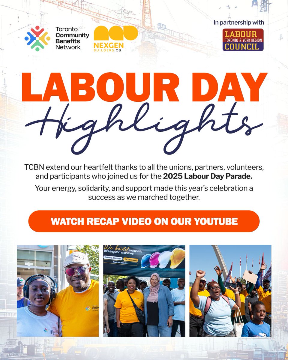 Toronto Community Benefits Network tweet media