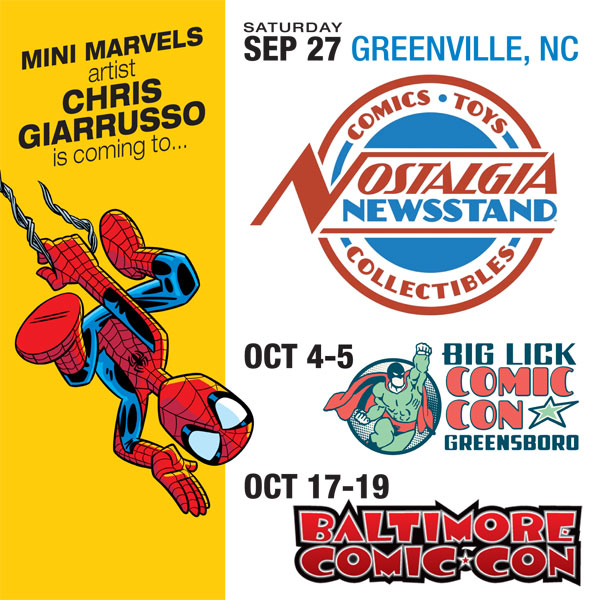 Next stop, Nostalgia Newsstand Saturday 9/27 in Greenville, NC!