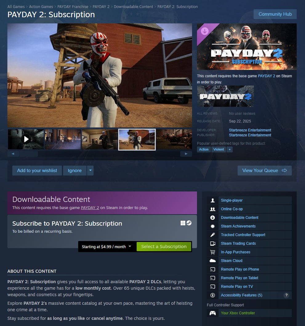 RobbieForReal's tweet image. I&apos;m all for making more content more accessible, but uh, this ain&apos;t it @StarbreezeAB