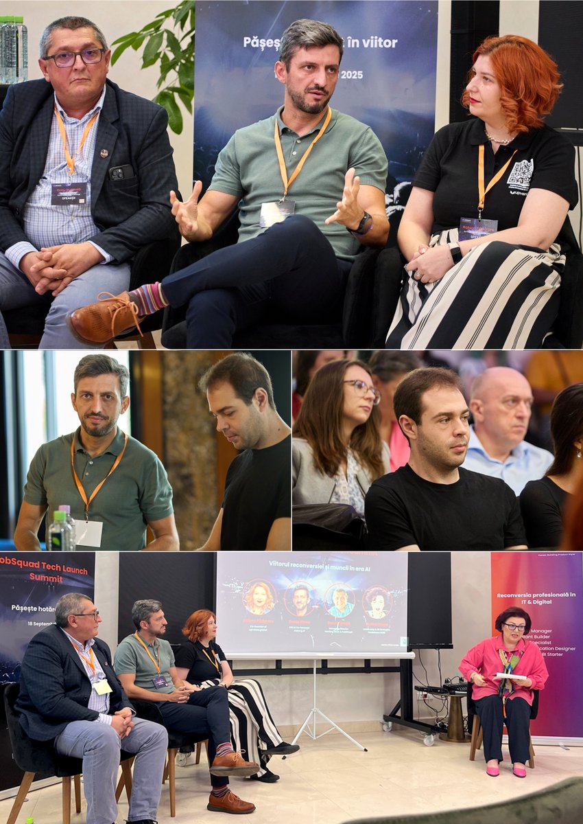 aisberg_ai's tweet image. @aisberg_ai Co-Founders David Iftime &amp;amp; Vladimir Iacob joined #JobSquad Tech Launch Summit in Bucharest.
@davidiftime spoke in the panel on the Future of work in the era of AI: “AI promotes us from executors to orchestrators – freeing people to focus on creativity &amp;amp; strategy.”
