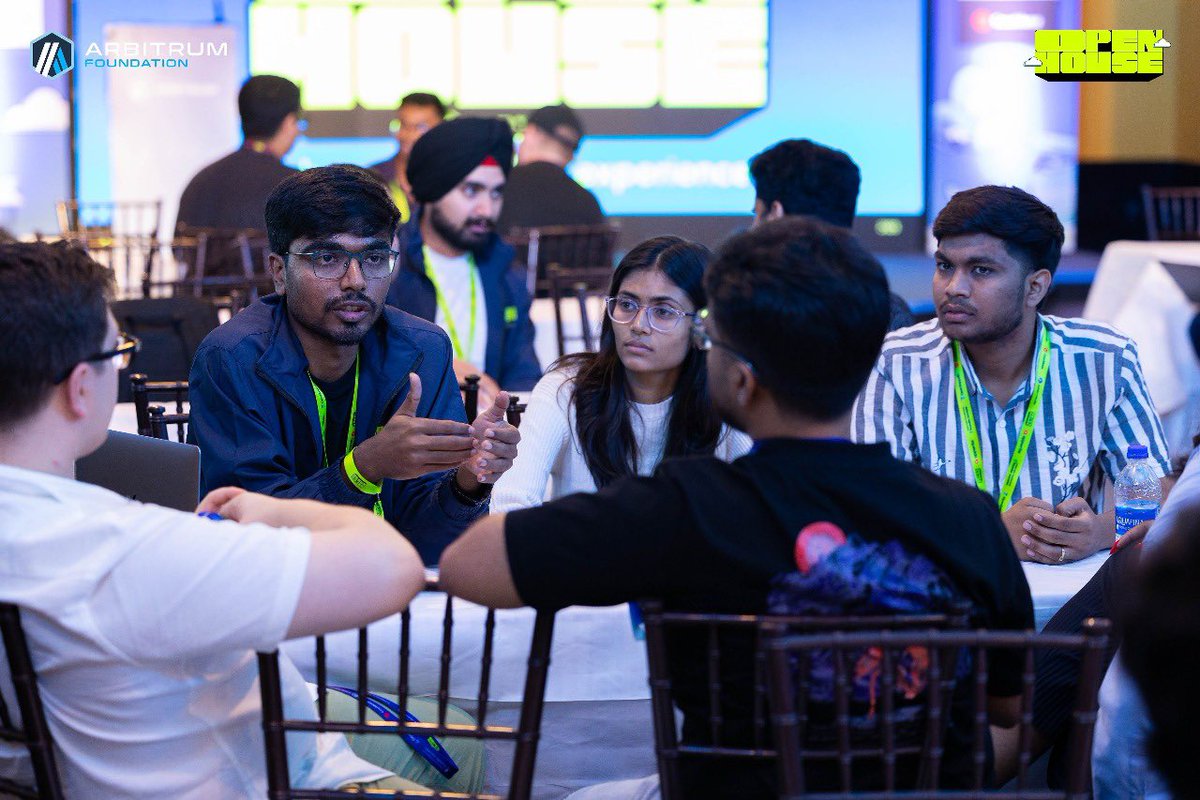 prapti_12's tweet photo. Had a great time at the @arbitrum Open House
Didn’t win, but gained lessons, met amazing people &amp; left inspired to keep building! https://t.co/cYlTgJh7vB