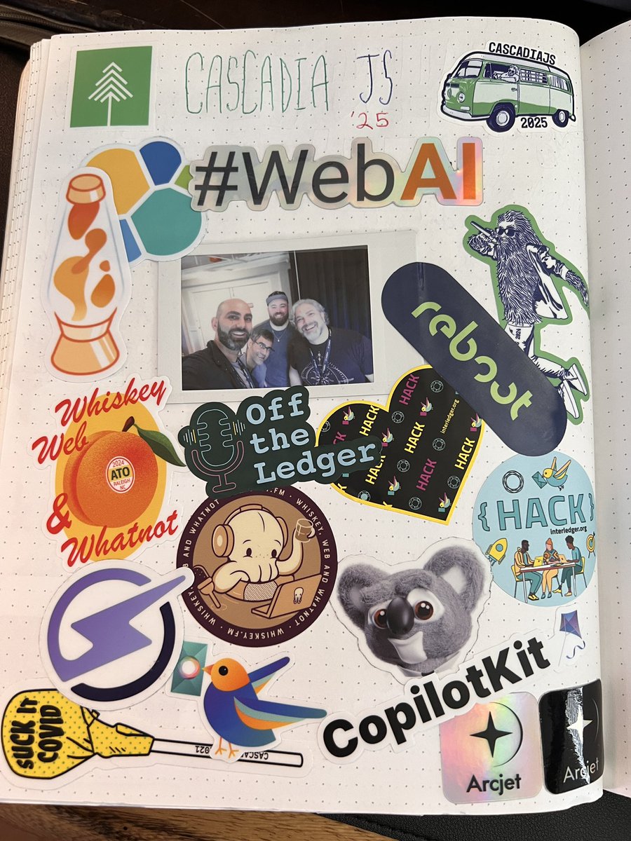 GantLaborde's tweet image. Thanks for the epic experience @CascadiaJS 

Cc: @mazenchami #WebAI