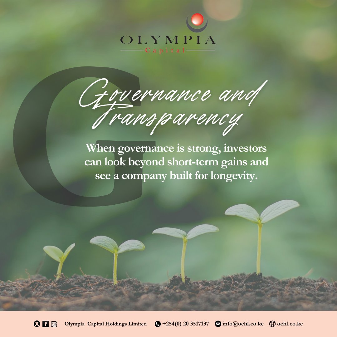 OlympiaHoldings's tweet image. Strong businesses aren’t built on profits alone—they are built on trust.

At Olympia Capital Holdings Ltd (OCHL), governance isn’t a formality; it is the framework that guides every decision.

#smartconversations