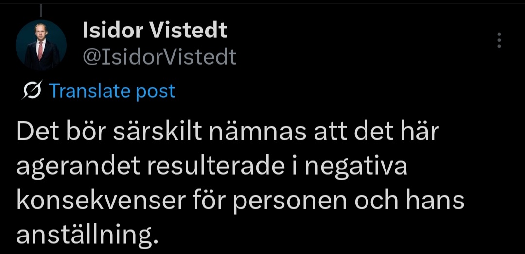 Helt otroligt! Cred <a href="/IsidorVistedt/">Isidor Vistedt</a>