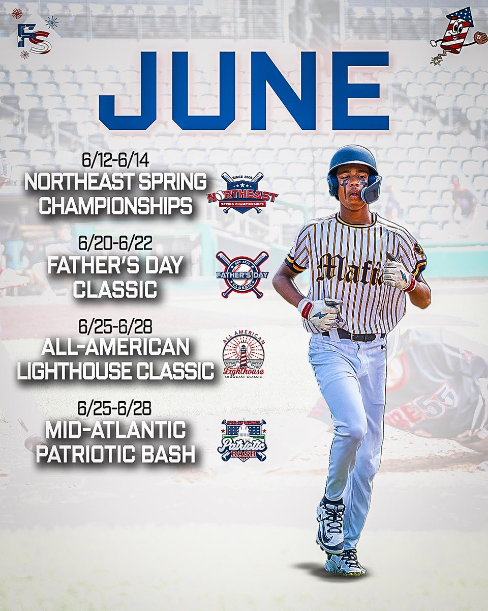 firecrackerbsb's tweet image. Excited to announce our 2026 summer schedule!💥
We include over a dozen opportunities to test your program against the regions best!
Take your pick from CT, RI, MA, ME, NY, PA, or VA!
Early registration is now open, find out more at firecrackersports.com today