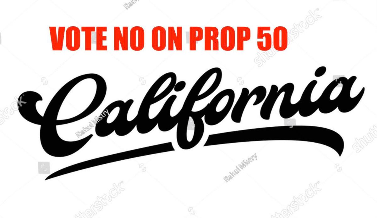 DaisyRock8's tweet photo. #California #californiavoters #prop50 @Prop50WarRoom @realDonaldTrump https://t.co/W2kghLB5Vh