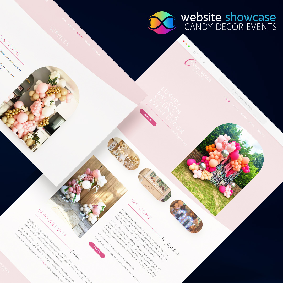InfinityMDesign's tweet photo. 🌸 Throwback to this stylish website design for Candy Decor Events.
A clean, elegant look that captures the essence of their brand ✨ https://t.co/wZjZAorSKf