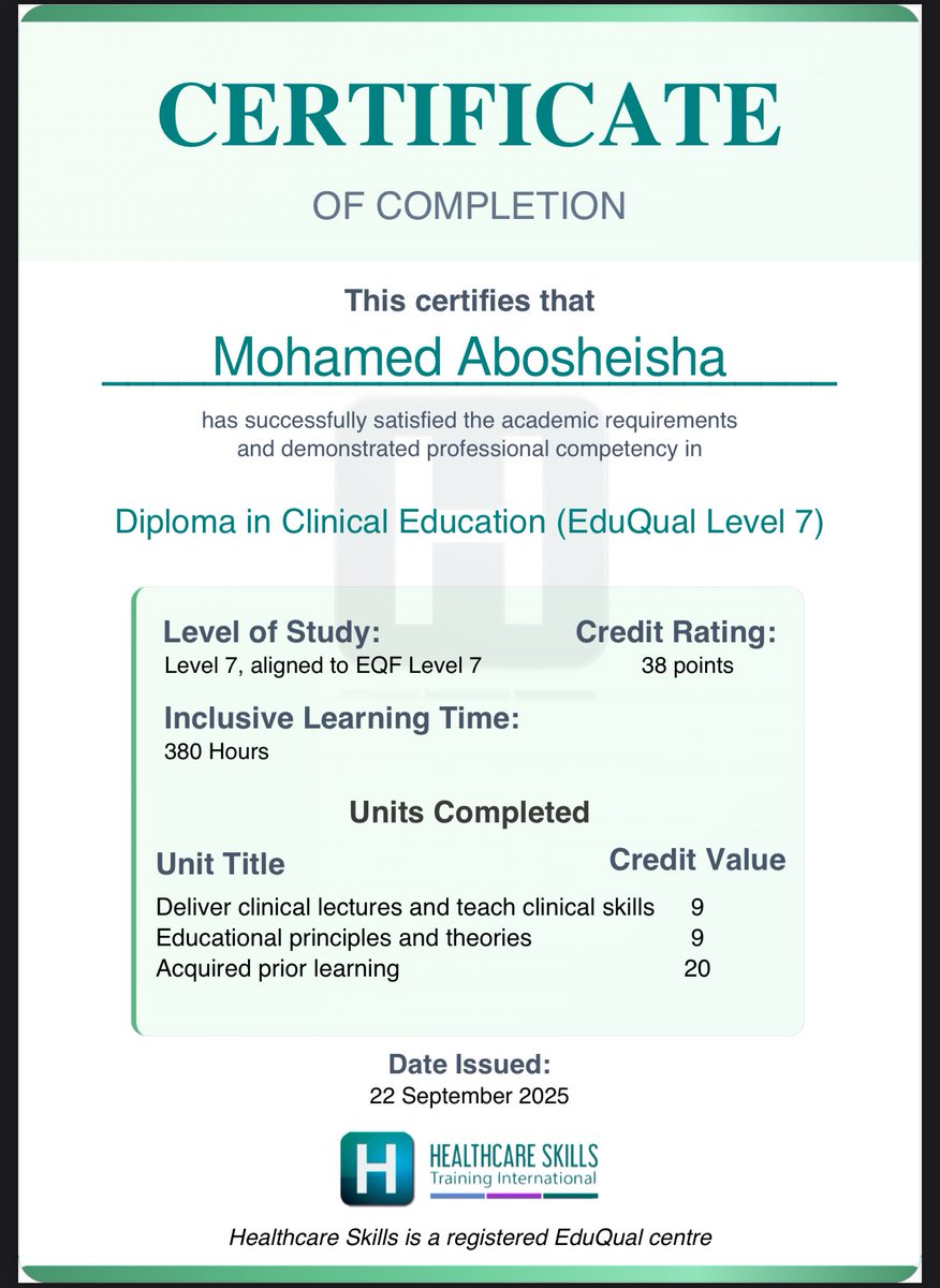 PG Diploma Clinical Education