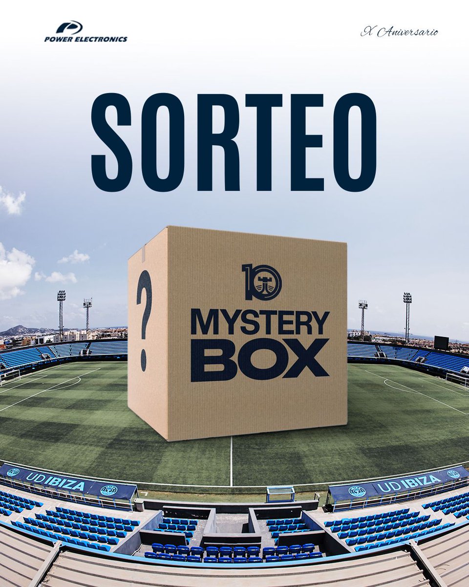 📦 𝗦𝗢𝗥𝗧𝗘𝗢 𝗠𝗬𝗦𝗧𝗘𝗥𝗬 𝗕𝗢𝗫

Para participar:

👤 Seguir a <a href="/ibizaud/">UD Ibiza 🩵</a>
🩵 Dar MG
🔄 Dar RT
💬 Mencionar a dos amigos

Los 2 ganadores, el 26/09 📲