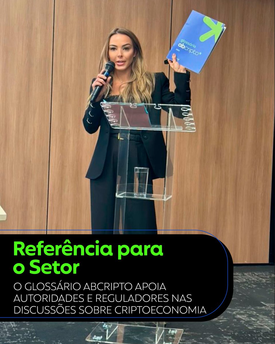 📘 Nosso glossário em destaque!

A Procuradora da Fazenda Nacional, Ana Paula Bez Batti, utilizou o Glossário ABcripto em reunião no Ministério da Justiça e Segurança Pública sobre criptoeconomia.

👉 Confira: abcripto.com.br/educacao

#ABcripto #Cripto