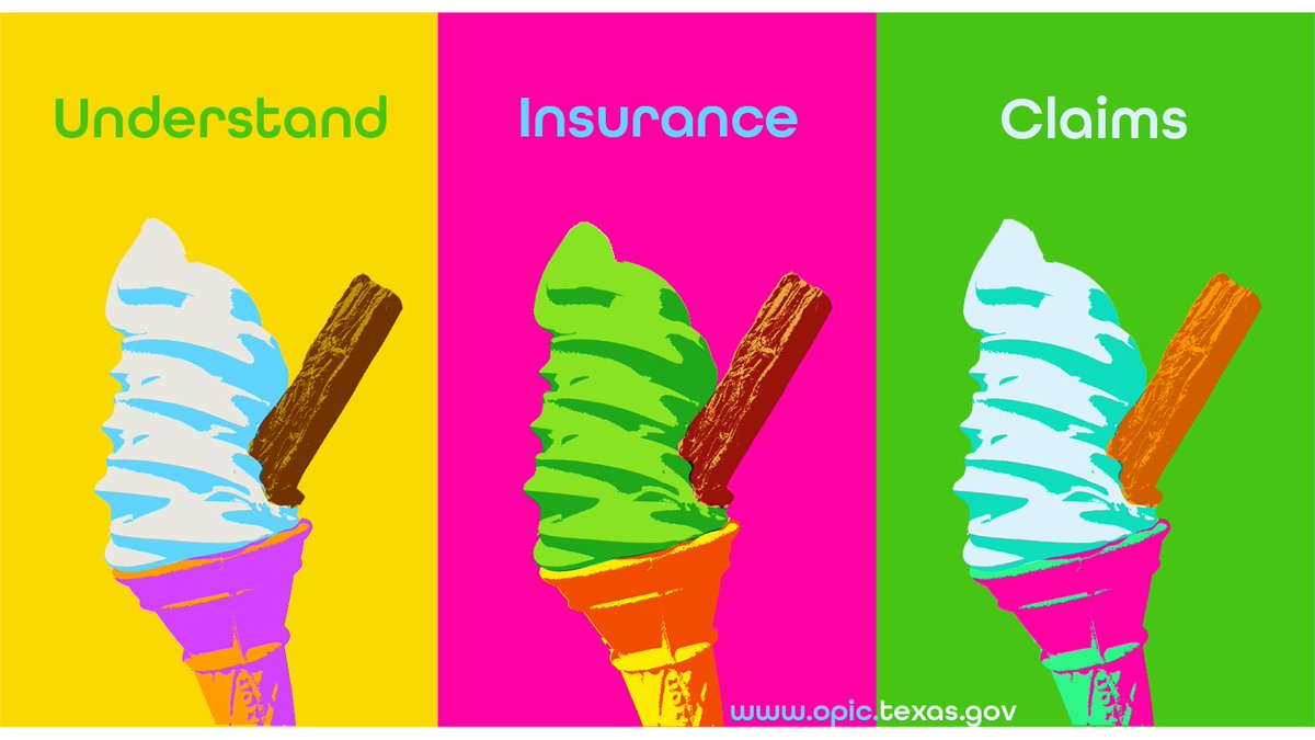 Don’t melt with worry after a fender bender! We can help you understand the claims process. Check out our guide at opic.texas.gov/auto-insurance…
#NationalIceCreamConeDay