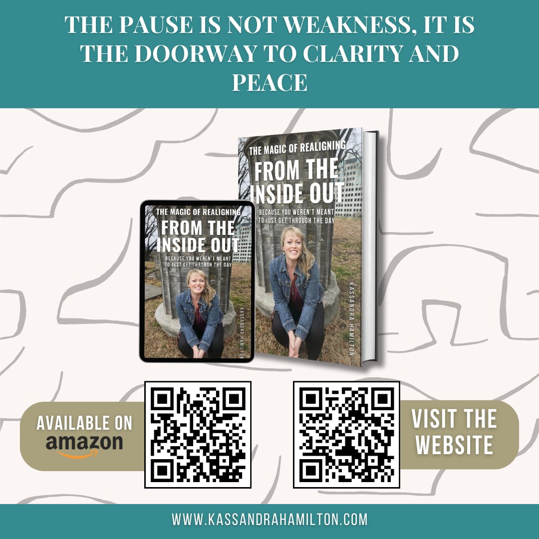 KassandraAuthor's tweet photo. Life constantly pulls us into reaction, but peace is found in the space between stimulus and response. 

Don't Miss Out - Grab Your Copy Today: https://t.co/mW2sXx90oQ
Head To Our Website For More: https://t.co/1fUJeVhZUz

#KassandraHamilton #TheMagicOfRealigning #InsideOutLiving https://t.co/t1l1Q4p1Ag