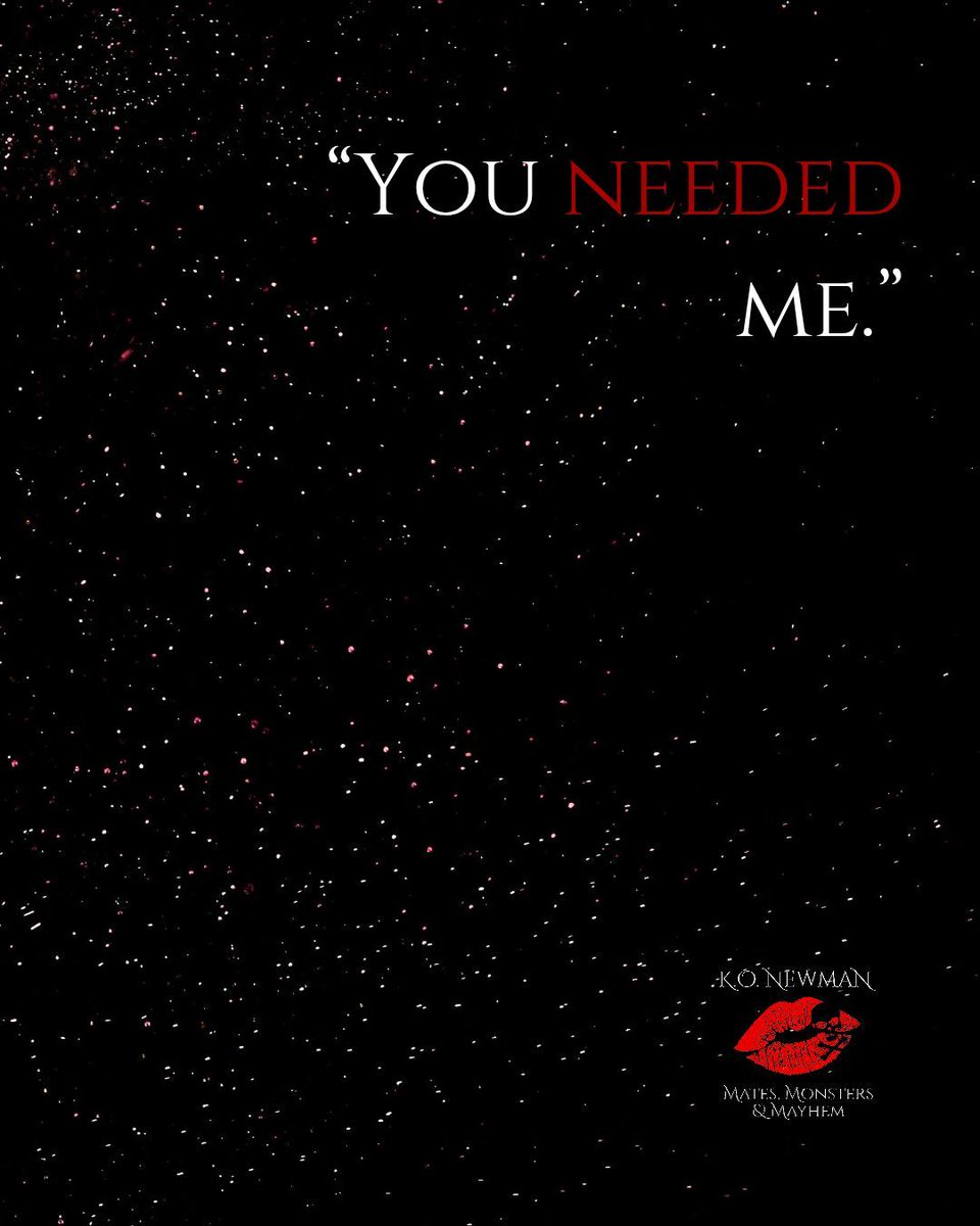 KONewman1's tweet photo. “You needed me, I will never leave you needy.”
#DarkRomance #BearShifter #VillainCore #FatedMates https://t.co/dPve69WeFG