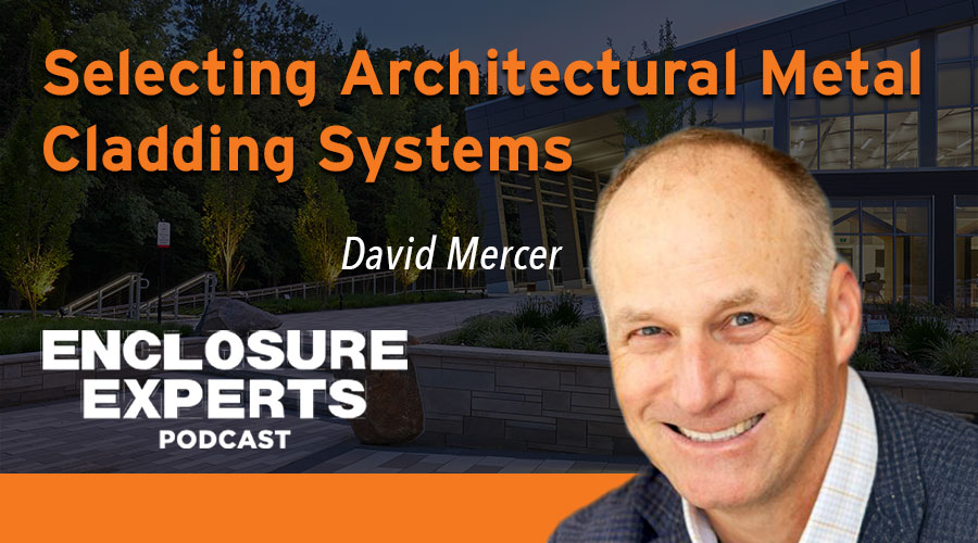 BldngEnclosure's tweet image. David Mercer, Regional Sales Manager for Carlisle Architectural Metals, joined us to discuss his webinar, “Fit to Be Clad. Evaluating, Selecting and Pricing Architectural Metal Cladding Systems”. @pacclad

buildingenclosureonline.com/media/podcasts…

#cladding #metal #podcast #design