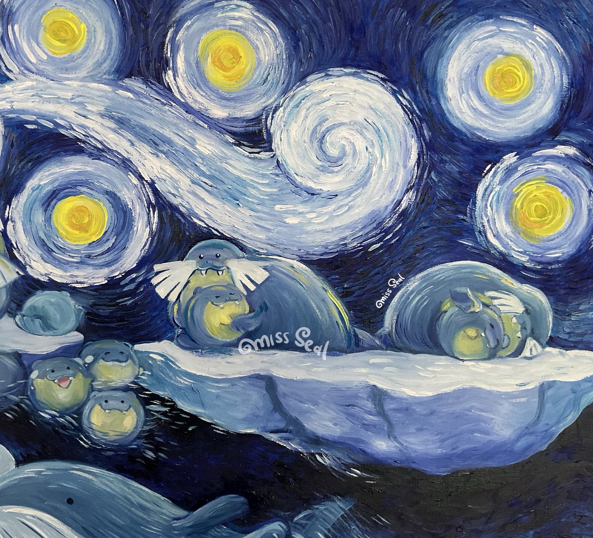 “The starry night of the spheal family”