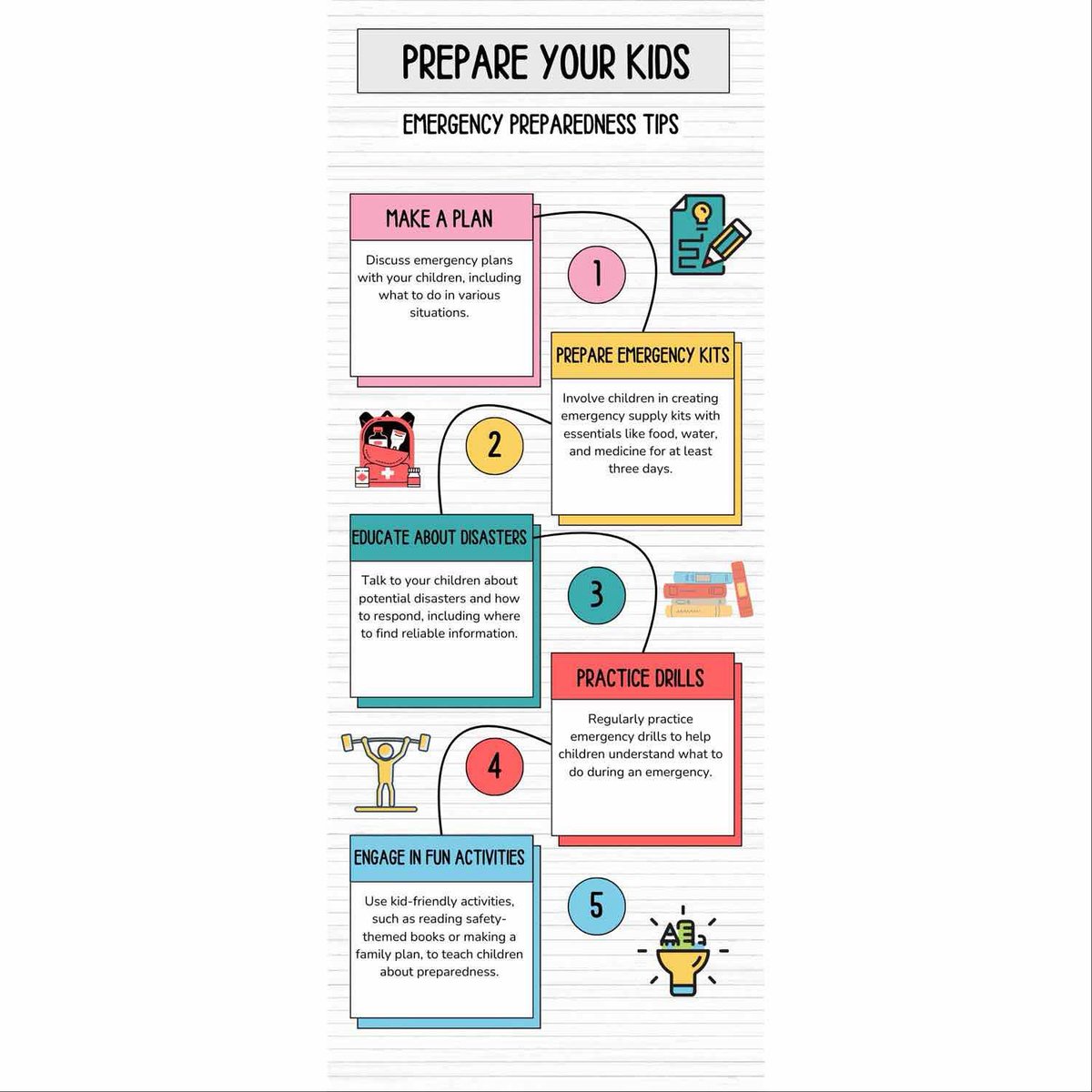 National Emergency Preparedness Month: Prepare Your Kids! (Shared from Albany County's email update!)
ready.gov/kids/make-a-pl…

ready.gov/kit

ready.gov/kids/kids-reso…

ready.gov/safety-skills

ready.gov/kids/games

Keep Your Kids and Teens Safe, Prepared, and Ready!"