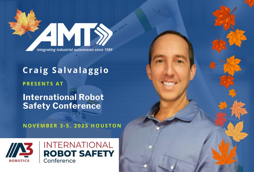 appliedmfgtech's tweet image. It's officially fall: time to finalize plans for attending @a3automate's International Robot Safety Conference! Be sure to check out this presentation by Craig Salvalaggio: hubs.la/Q03HzcDx0 #IRSC2025