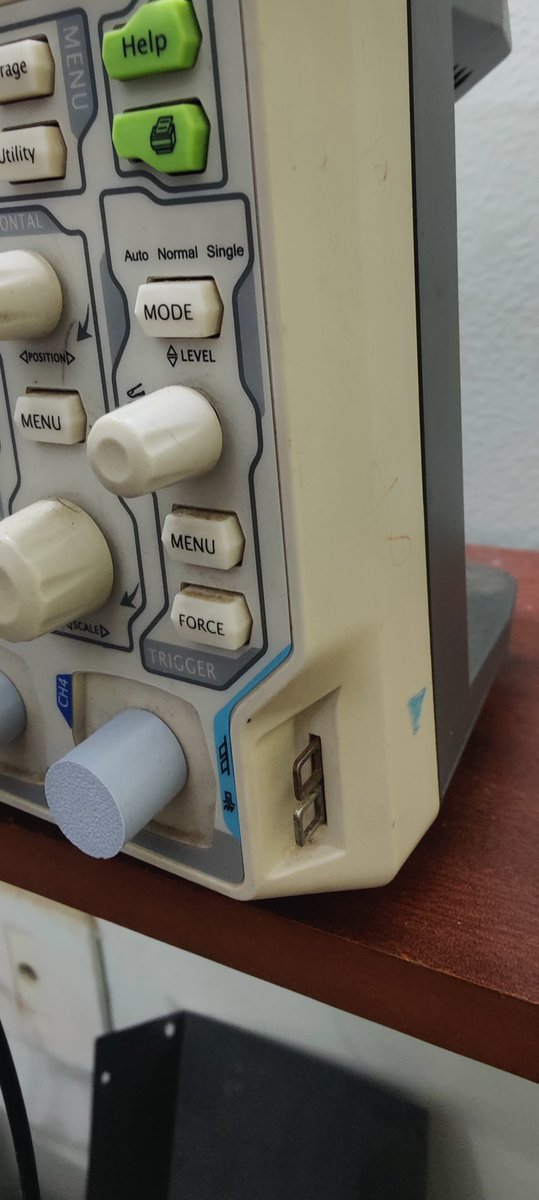 amitesh_singh's tweet image. Printed cover for the oscilloscope.