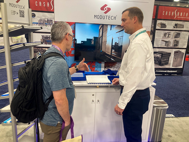 BeltserviceCorp's tweet image. Our booth stayed busy at this year’s #IBIE, with plenty of hands-on demos and conversations about belting solutions.

Thank you to everyone who visited the UBR - Beltservice Lightweight Division team!

beltservice.com/industries/food

#BakingIndustry #Modutech #ProTurn #ProClean #ProSync