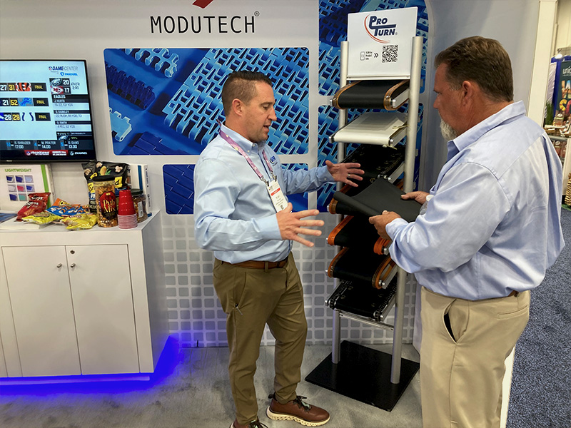 BeltserviceCorp's tweet image. Our booth stayed busy at this year’s #IBIE, with plenty of hands-on demos and conversations about belting solutions.

Thank you to everyone who visited the UBR - Beltservice Lightweight Division team!

beltservice.com/industries/food

#BakingIndustry #Modutech #ProTurn #ProClean #ProSync