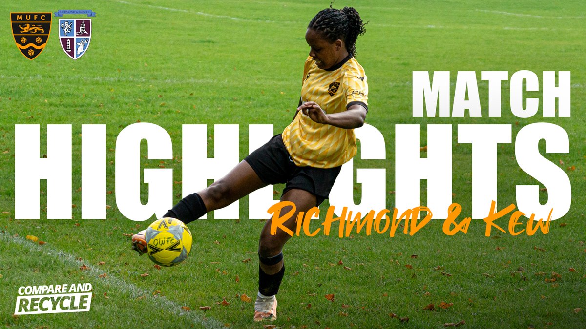 🎥 Highlights from our <a href="/AdobeWFACup/">Adobe Women's FA Cup</a> second qualifying round win Vs <a href="/Rkfc_womens/">Richmond & Kew FC Women</a> are now online:

youtube.com/watch?v=k6err5…