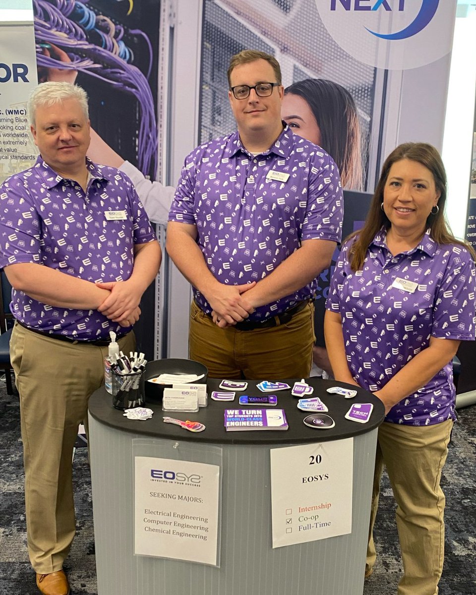 Thank you to all the @auburnengineers students at <a href="/AuburnU/">Auburn University</a> for stopping by to see us at this year's career fair.

Learn more about the EOSYS NEXT engineering co-op program here: bit.ly/4pBYdkJ