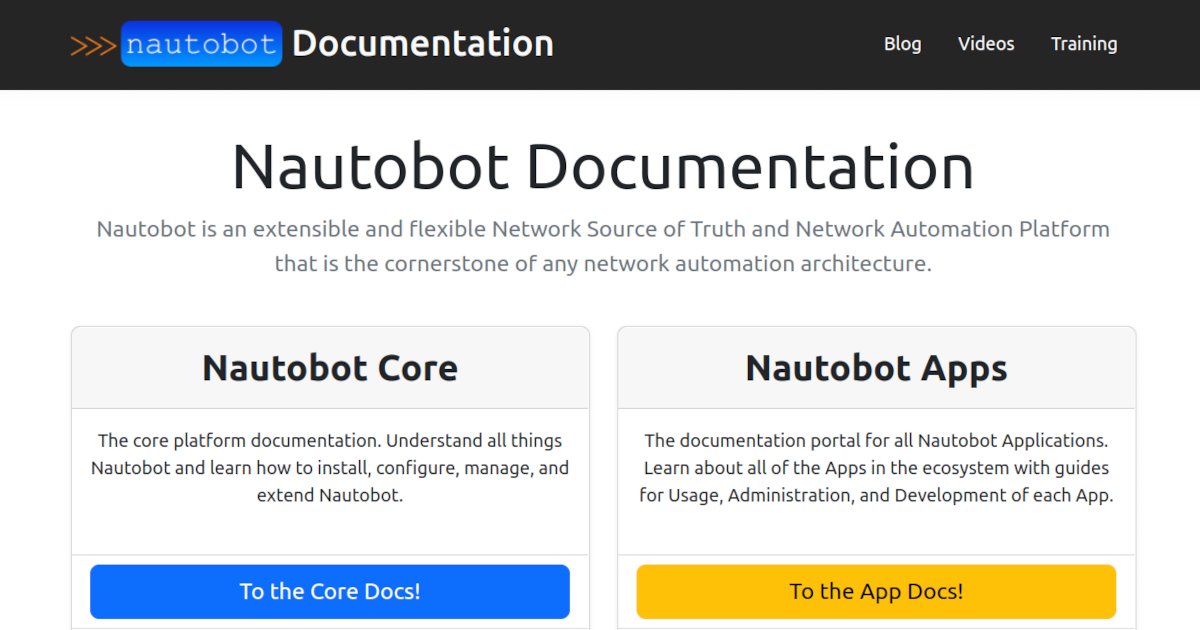 networktocode's tweet image. 30,000+ visits. Every month. ✔️
That’s how many engineers, architects, and automation leaders rely on the Nautobot Docs Hub as their trusted source for everything #Nautobot.
Join the thousands who already make it part of their daily toolkit.
👉 hubs.ly/Q03KmjLF0