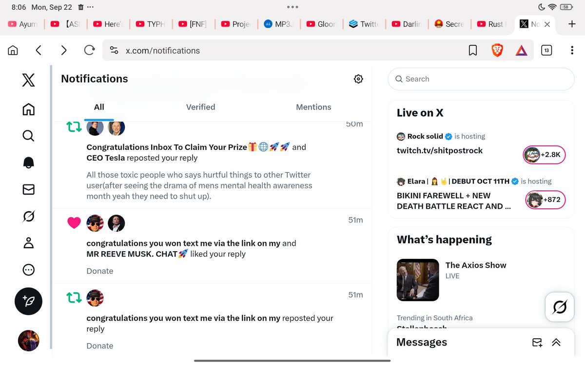 91Backup's tweet image. What is happening right now, I don't mind the support but I was not expecting this?