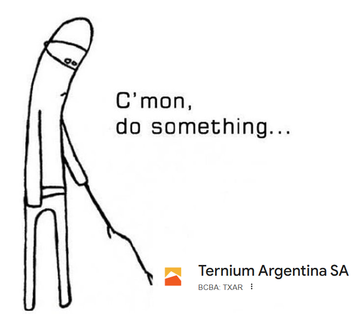 Que eterna Momia $TXAR, igualmente me sigue gustando para acumular.