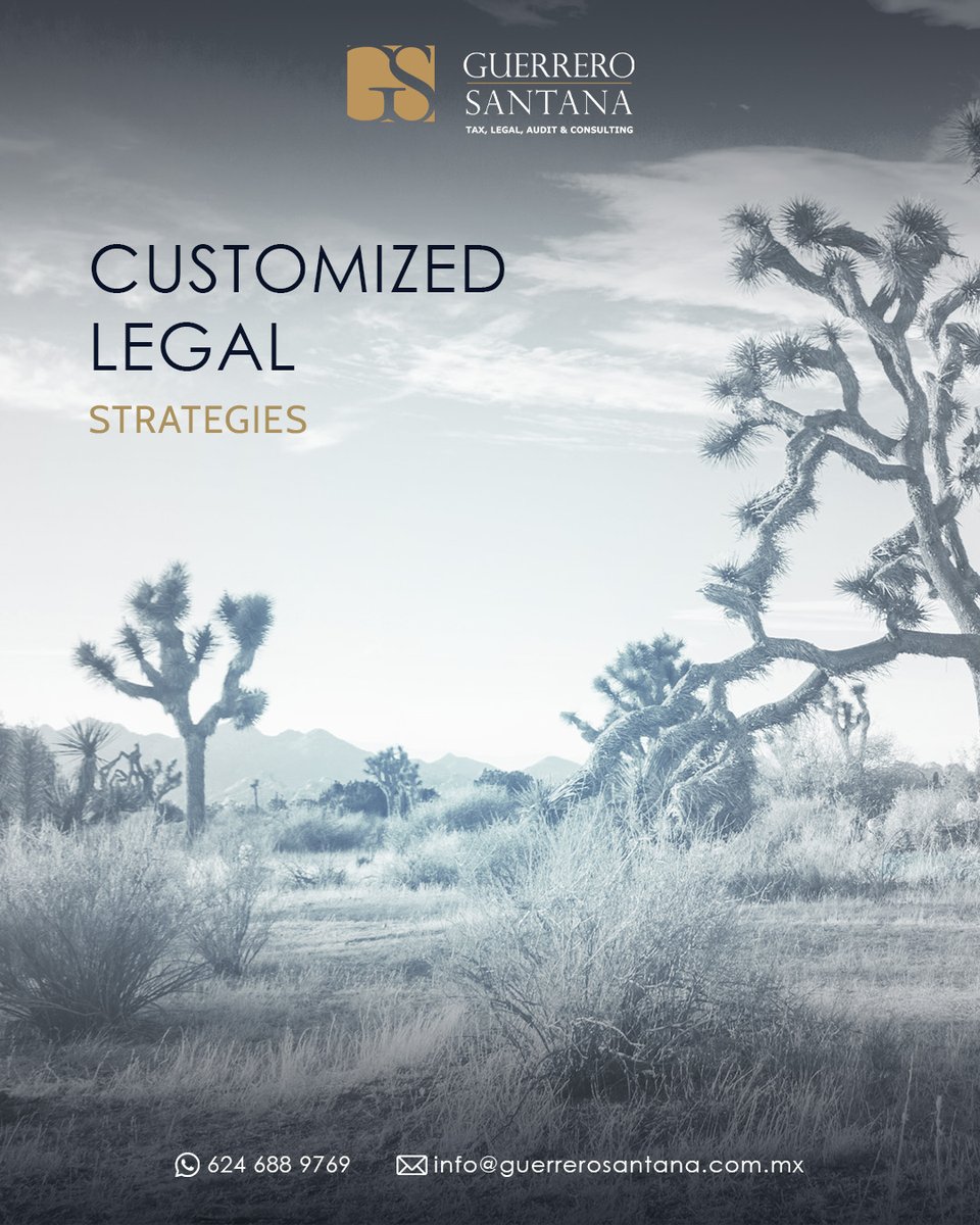 GS_firm's tweet image. At Guerrero Santana, we craft tailored legal strategies to resolve your most critical tax and litigation matters. We represent businesses before local and federal authorities, delivering strong defense in audits, and more...
Contact us: 52 624 688 9769
#ComprehensiveSolutions