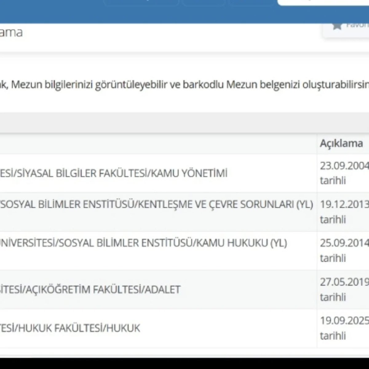 Sahte Diplomalı yüzlerce (belki binlerce) insan kamuda önemli mevkileri işgal ederken,
Uydurma bile olsa tek suç isnat edilemeyen , 
Hepsi gerçek ve orijinal 5 Diplomalı biri olarak Kamu Görevinden ömür boyu yasaklanmak tam bir 
 #KHKGerçeği
Ülke niye sürekli kötüye gidiyor diye