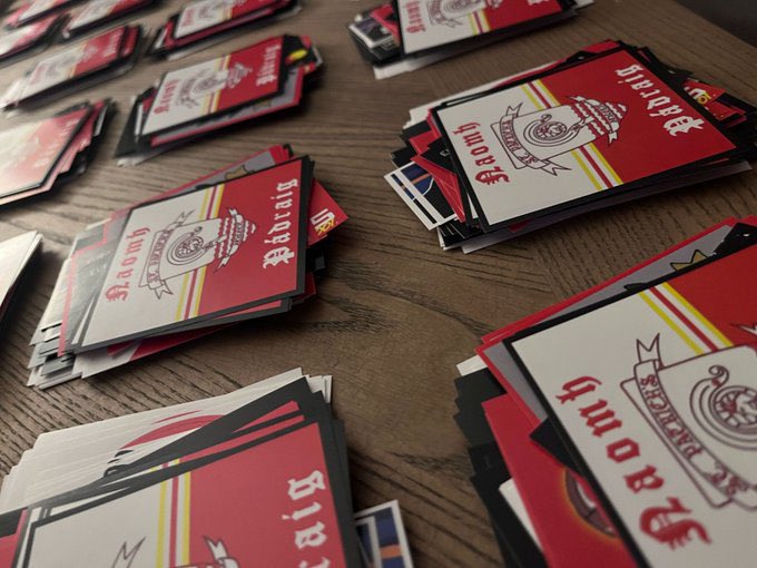 Sticker Packs 🔴⚪️

Stickers are back on sale tonight (at the turnstiles) at halftime.

€5 cash or Revolut

⭐️⭐️⭐️