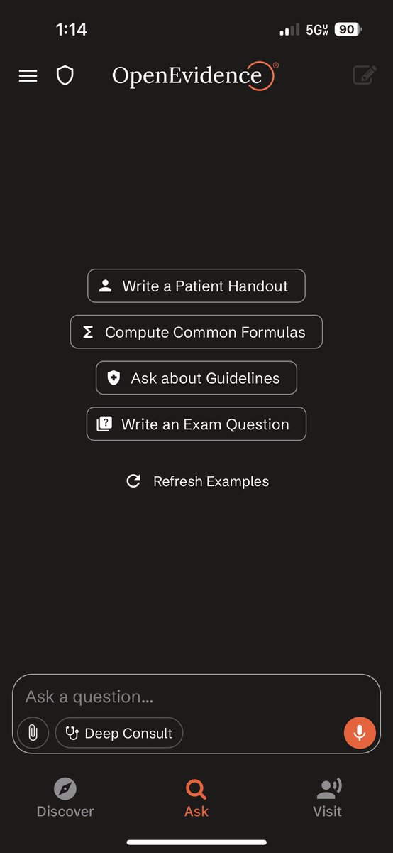 ATs, if you are licensed and have an NPI#, you can download and use <a href="/EvidenceOpen/">OpenEvidence</a>, an AI-powered tool, which can cite REAL literature supporting answers to your clinical questions and decisions! Highly recommend. Did I mention it is FREE?