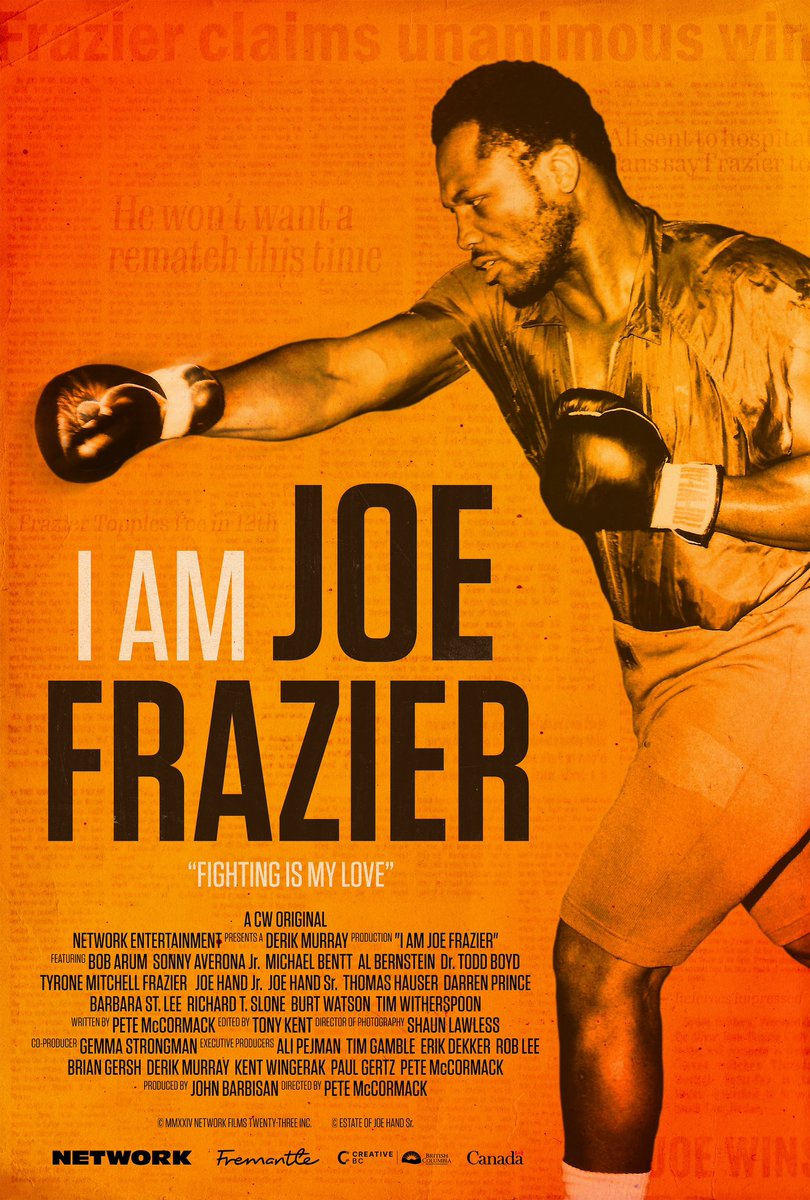 SteveSpevack's tweet photo. Just watched “I Am Joe Frazier” 👊🔥 Absolutely worth a view—highly recommend! 🫡🥊🥊 https://t.co/Y79eaq6mQX