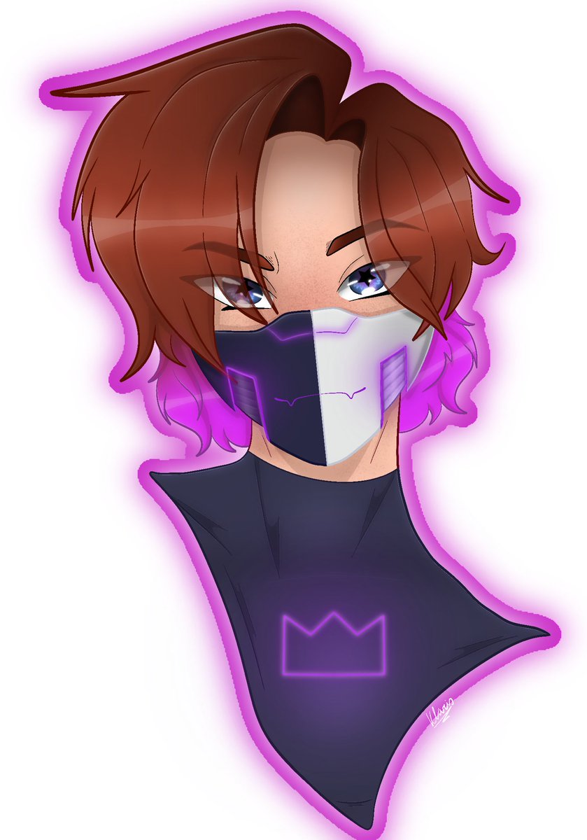 its_klaris's tweet photo. Finally drew this guy! 💜 #ranboofanart #R800 #ranboo https://t.co/NnrGU3ZMUn